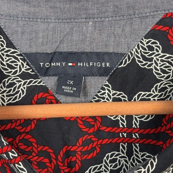 Tommy Hilfiger Woman 3X Button Up LongSleeve Shirt Cotton Mature Business Office - Picture 3 of 14